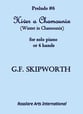 Hiver a Chamounix piano sheet music cover